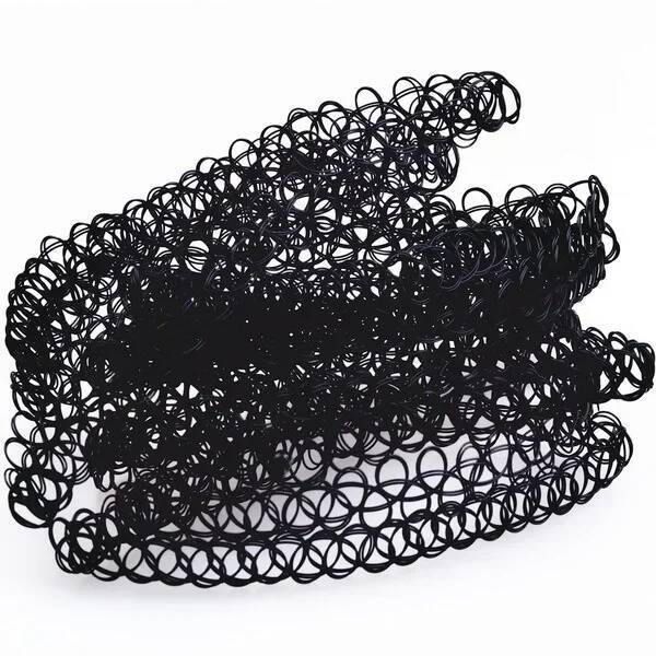 Delysia King 12 Pieces / Set Gothic Punk Elastic Hollow Chocker Women Jewelry Fishline Tattoo Stretch Vintage Necklace