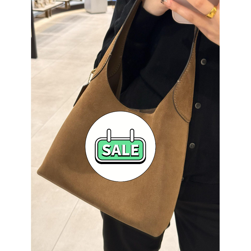 Premium Genuine Leather Tote with Spacious Capacity - Designed for Hand, Single-Shoulder and Armpit Carry, Ideal for Daily Commute, Featuring a Lazy-C