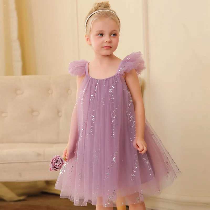 Baby Girl Dress Soild Tulle Tutu Vestidos For 1-5Y Kids Birthday Party Princess Set Infant Summer Sweet Girl Costumes Z250904