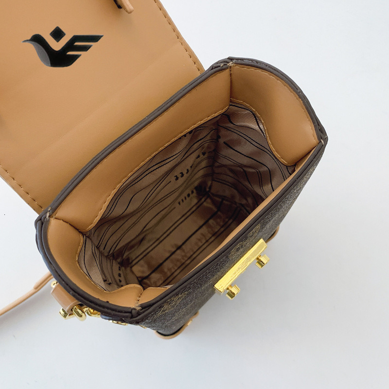 Feiyan Free Shipping New Designer Bag Luxury Shopping Bag Retro Small Bucket Exquisite Compact Handbag Niche Versatile Printed Light Luxury Crossbody 