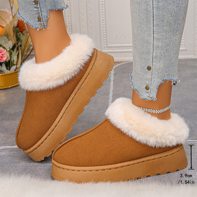 Cotton-Lined, Thicker Walled Insulated Low Top Snow Shoes