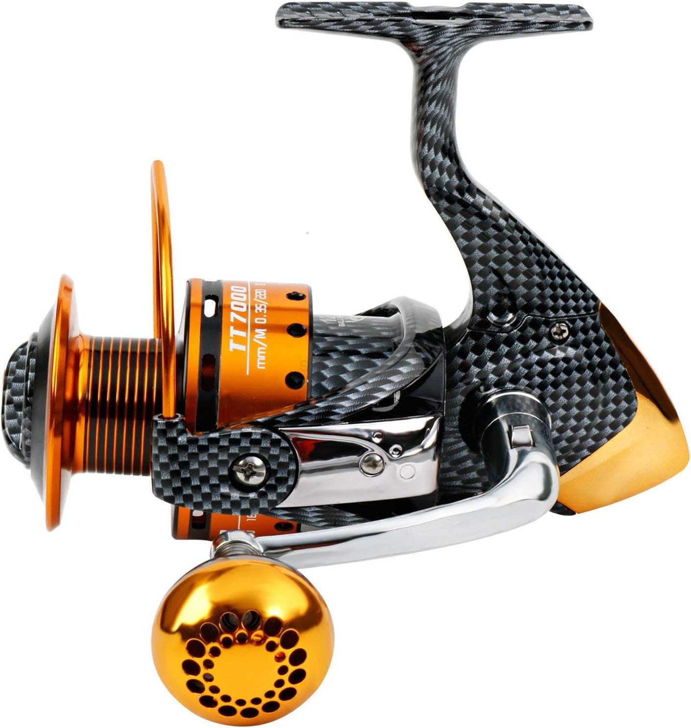 Fishing Reels 121 BB Light and Smooth Spinning Reels Powerful Carbon Fiber Drag Saltwater and Freshwater Fishing W250904