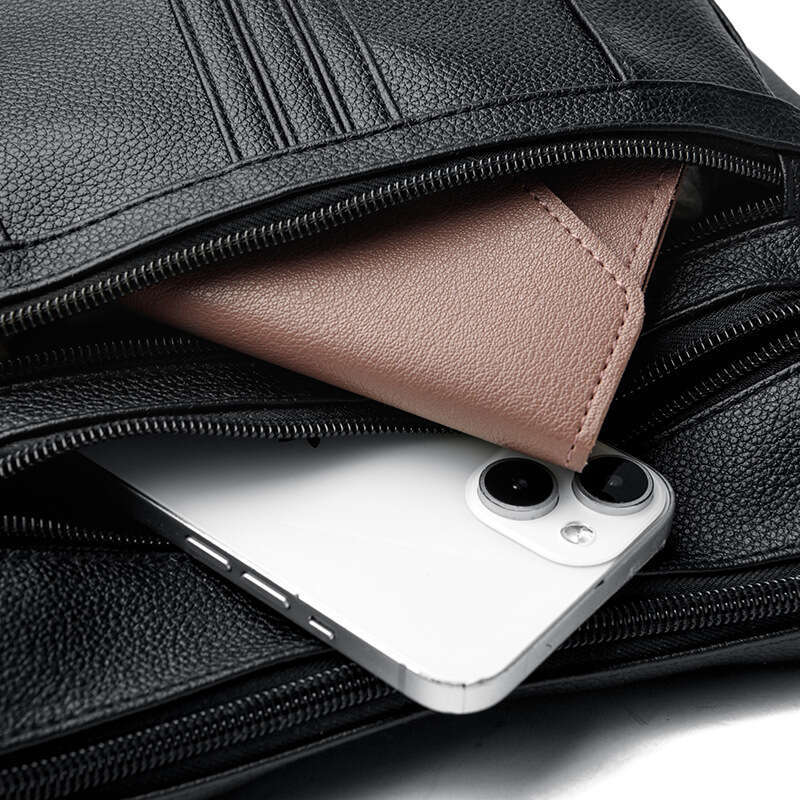 Fashion Solid Color High-Grade Leather Feel Mom Middle-Aged Grocery Overseas Elderly Single Shoulder Crossbody Bag