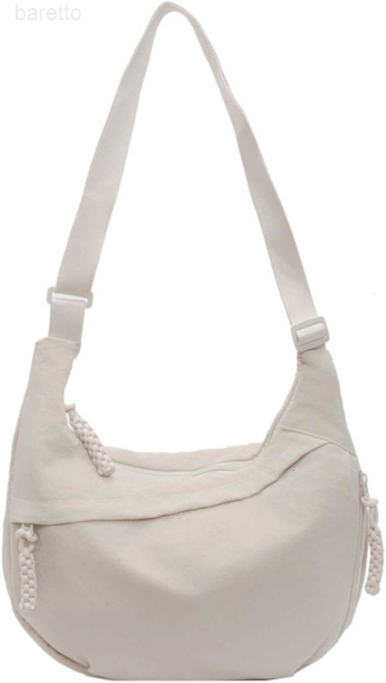 Crossbody Nylon Crescent Bag for Women Lightweight Small Hobo With 2 Pack Inner Dumpling Bag Casual M250903