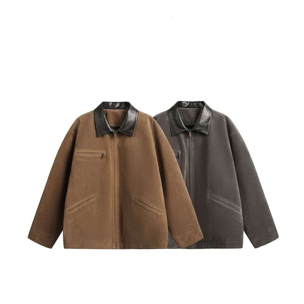 2025 Spring New American Style Clean Fit Heavy Craft Simple Jacket Coat