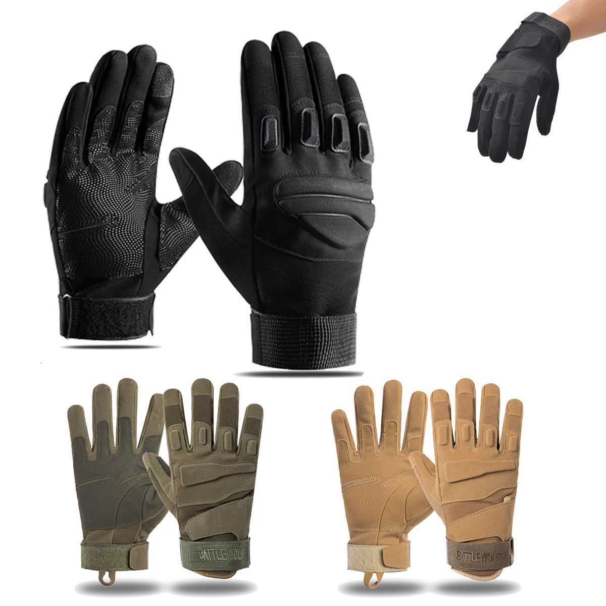 Tactical Gloves Outdoor Sports Full Finger Combat Gloves Bicyc Motorcyc Women Men Tactical GlovesXJ250904