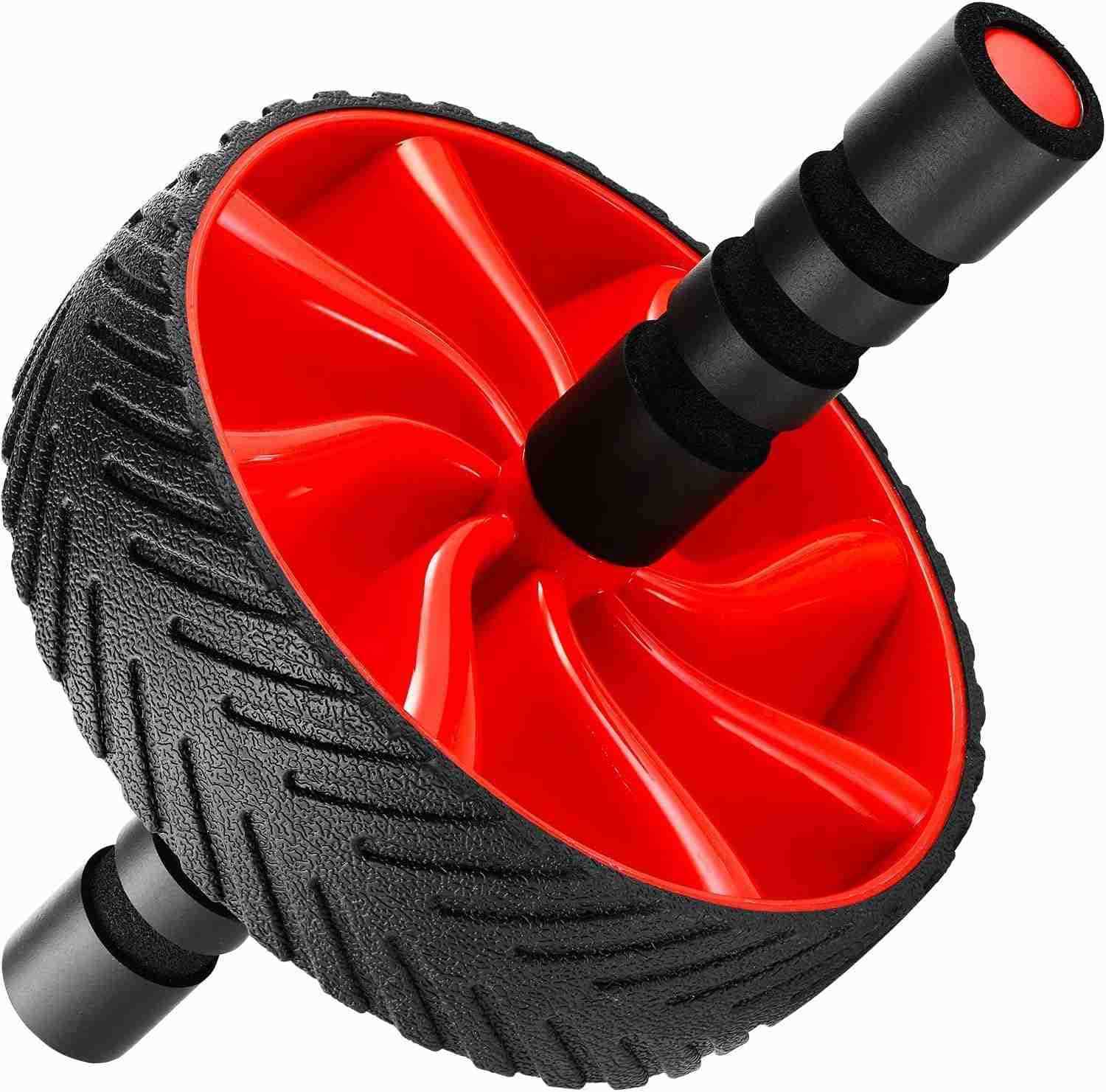 Ab Roller Wheel Ab Workout Equipment for Abdominal Core Strength Training Home Gym Fitness Equipment Exercise Wheel for Men Women W250903