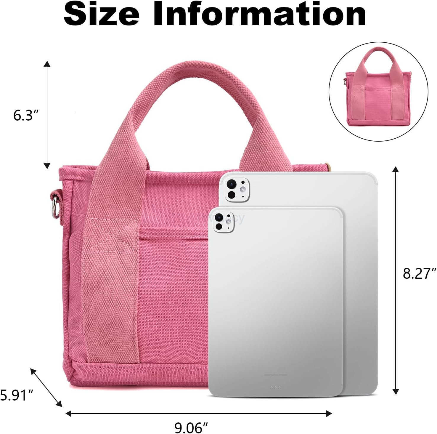 Tote Bag for Women with Multi PocketsTrendy Shoulder Handbag with Compartments for ShoppingWorkBeachW250904