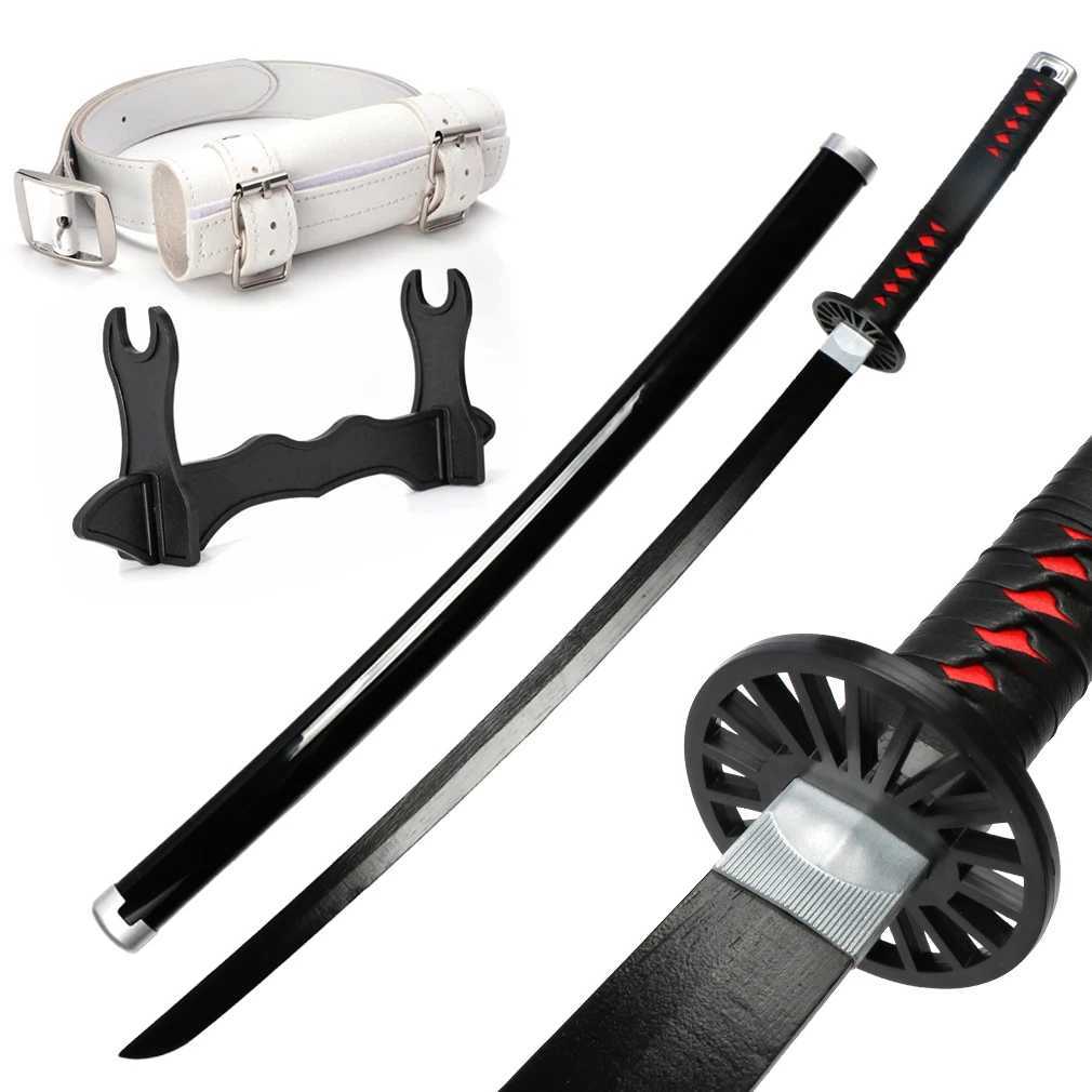 41 inch Demon Slayer Samurai Katana Sword With Belt And Holder Tanjiro Halloween Cosplay Props Decoration W250904