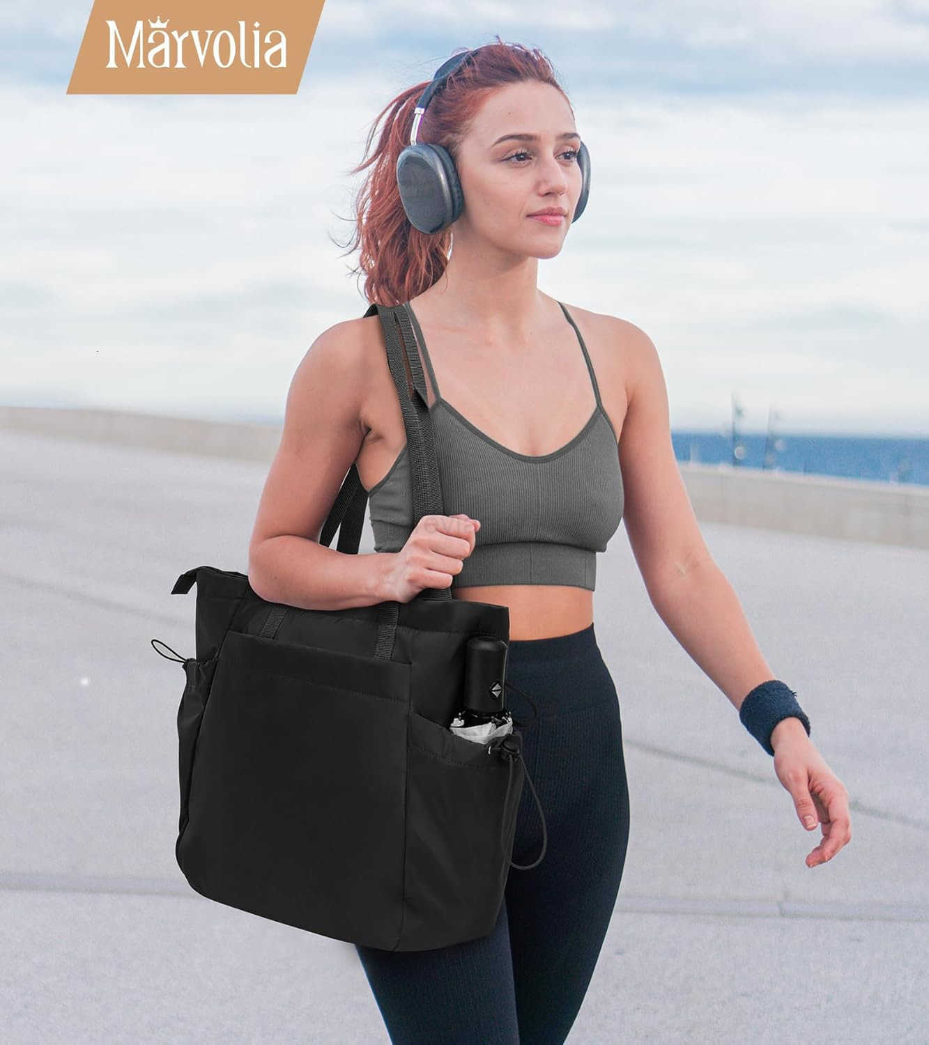 Tote Bag for Women Lightweight Travel Tote Handbags Work Tote Bags with Zipper for Gym Travel WorkW250904