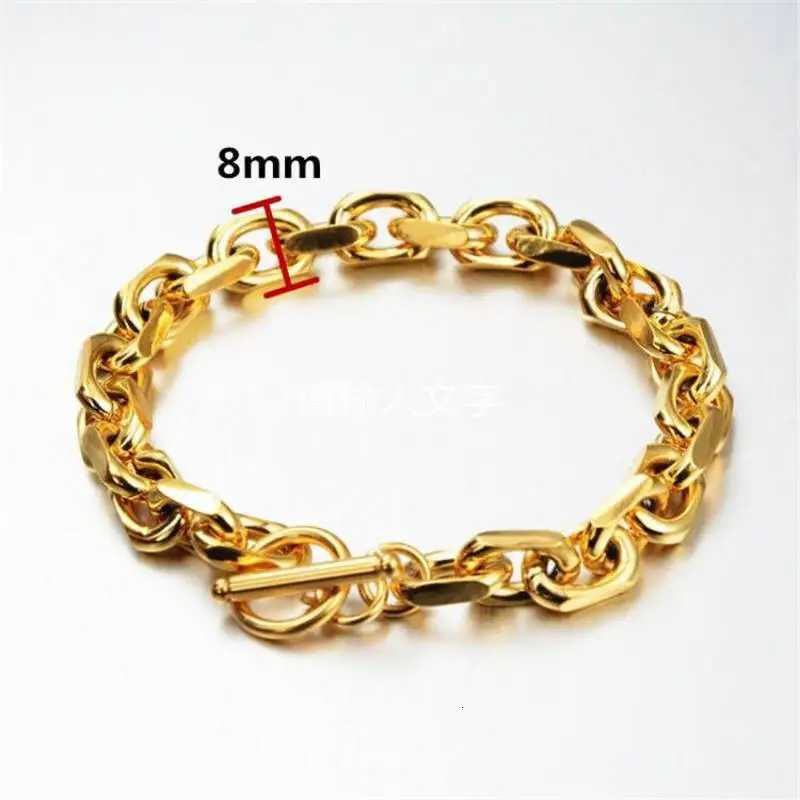 8MM Men OChian Bracelet 316L Stainless Steel Jewelry Simple Fashion Hip Hop Punk Style Bangle W250904