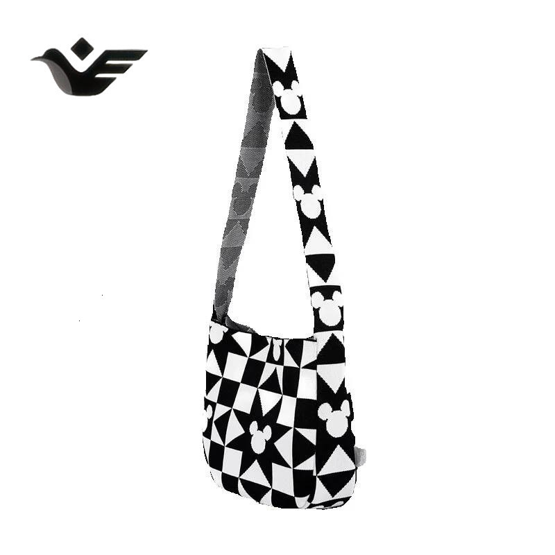 Feiyan Free Shipping New Designer Bag Luxury Shopping Bag Niche Print Women's Printed Shoulder Bag Fashion Casual Trend Polyester Shoulder Bag