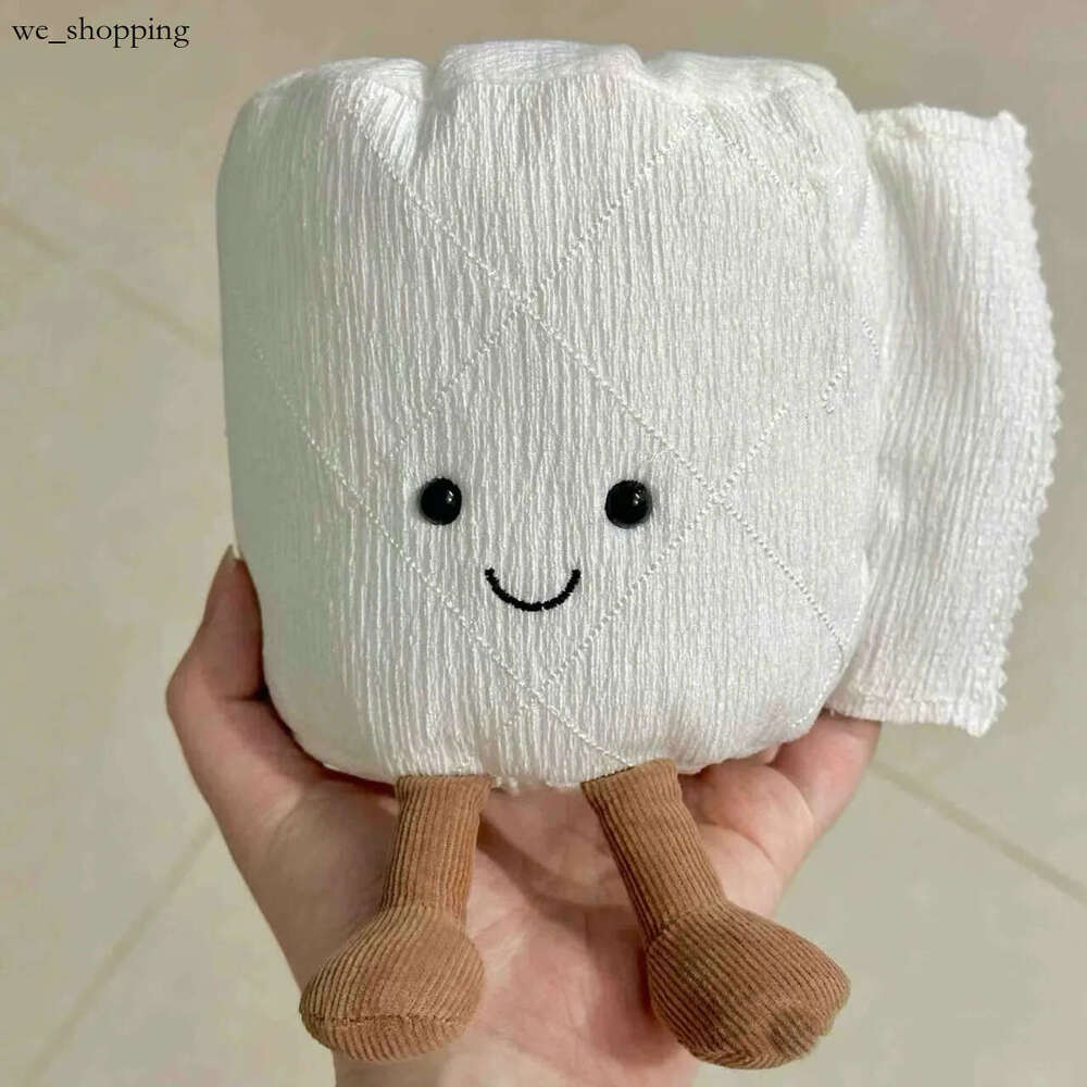 Dolls jellys Cat Amuseables Toilet Roll Plush Children's plush toys roll of Soft Toy toilet paper body pillow Cute Soothing the Doll Gifts