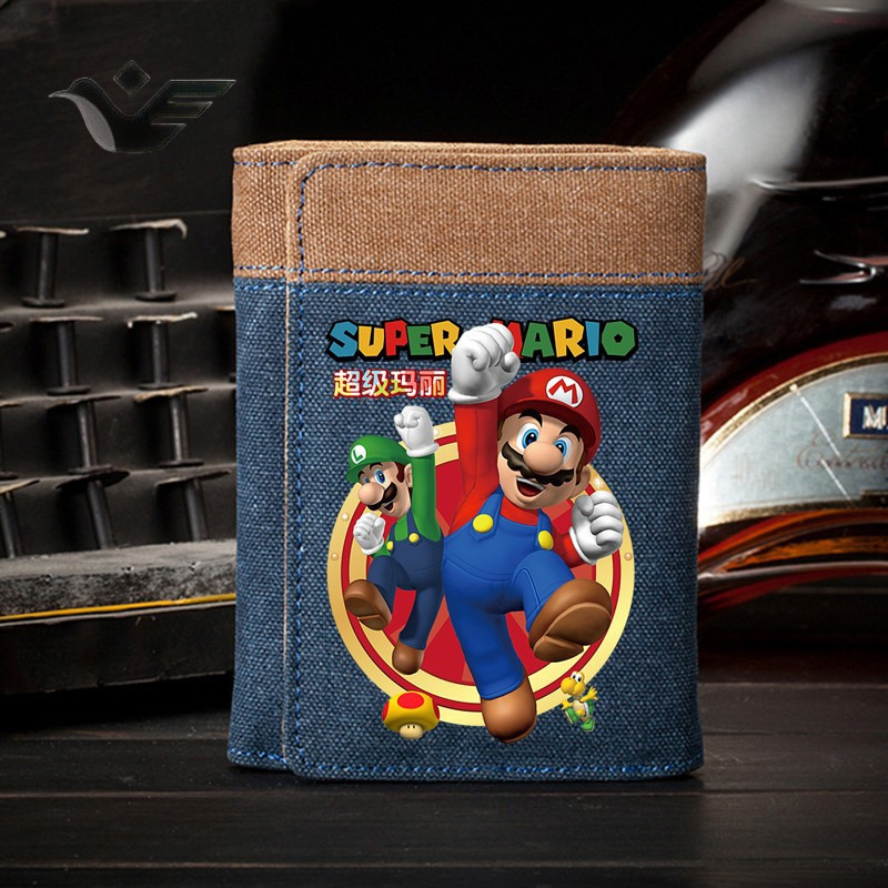 Feiyan Free Shipping New Designer Bag Luxury Shopping Bag Wallet Men Canvas Vertical Fashion Trend Student Youth Game Cartoon Anime Peripheral Card Ho