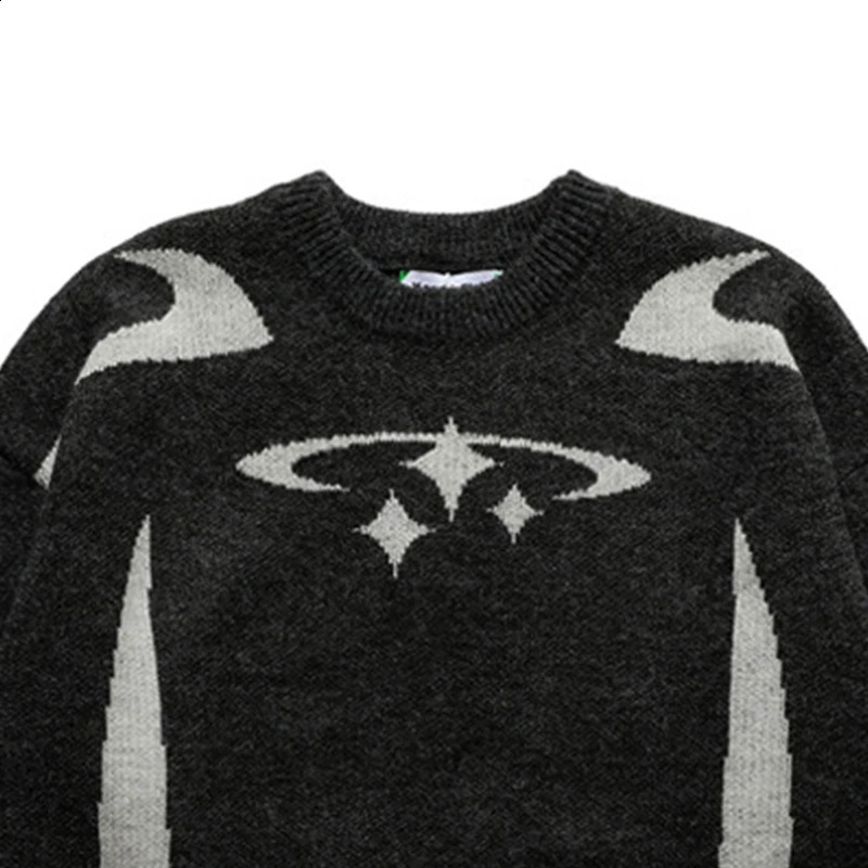 BIG PROMOTION Y2K retro sweater in autumn and winter star pattern Harajuku unisex aesthetic clothes 250904