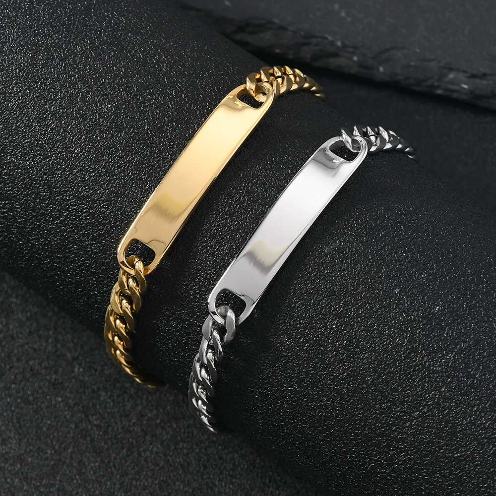 HNSP 7MM Stainless Steel Hand Chain Simple Bracelet For Men Women Punk Street Style Jewelry Accessory W250904