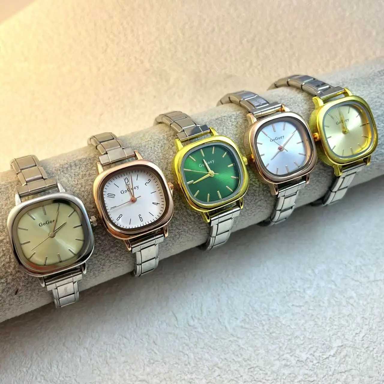 Chic Design Minimalist Wen Men Squarel Quartz Watch Stainless Steel Strap Fashion Party Birthday Daily Perfect Gift X250904