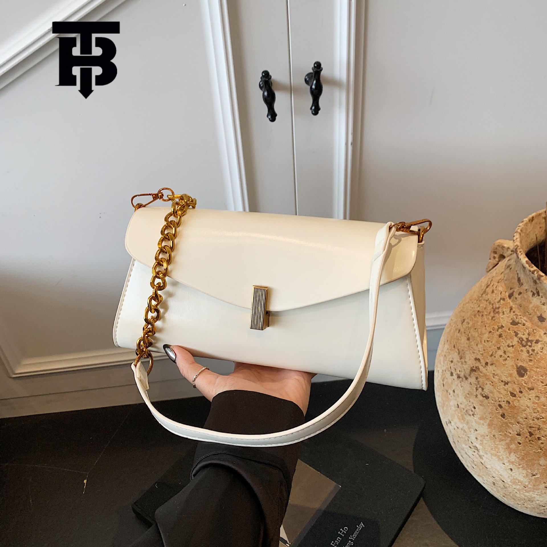 TB BHULAMTE Cross-Border Designer s bag 2025 Autumn New High-End Niche Genuine Leather Bag for Women Trendy Fashion Versatile Shoulder Crossbody Bag U