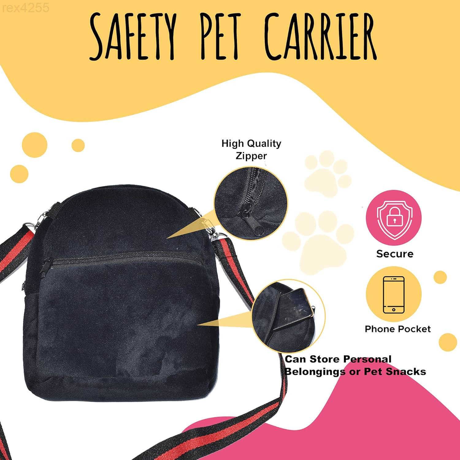 Bag Upgraded Small Animal Bonding Soft Hedgehog Pouch Portable Outgoing Travel Bag with Adjustable Strap and Breathable Mesh for Squirrel Mice SugaW25