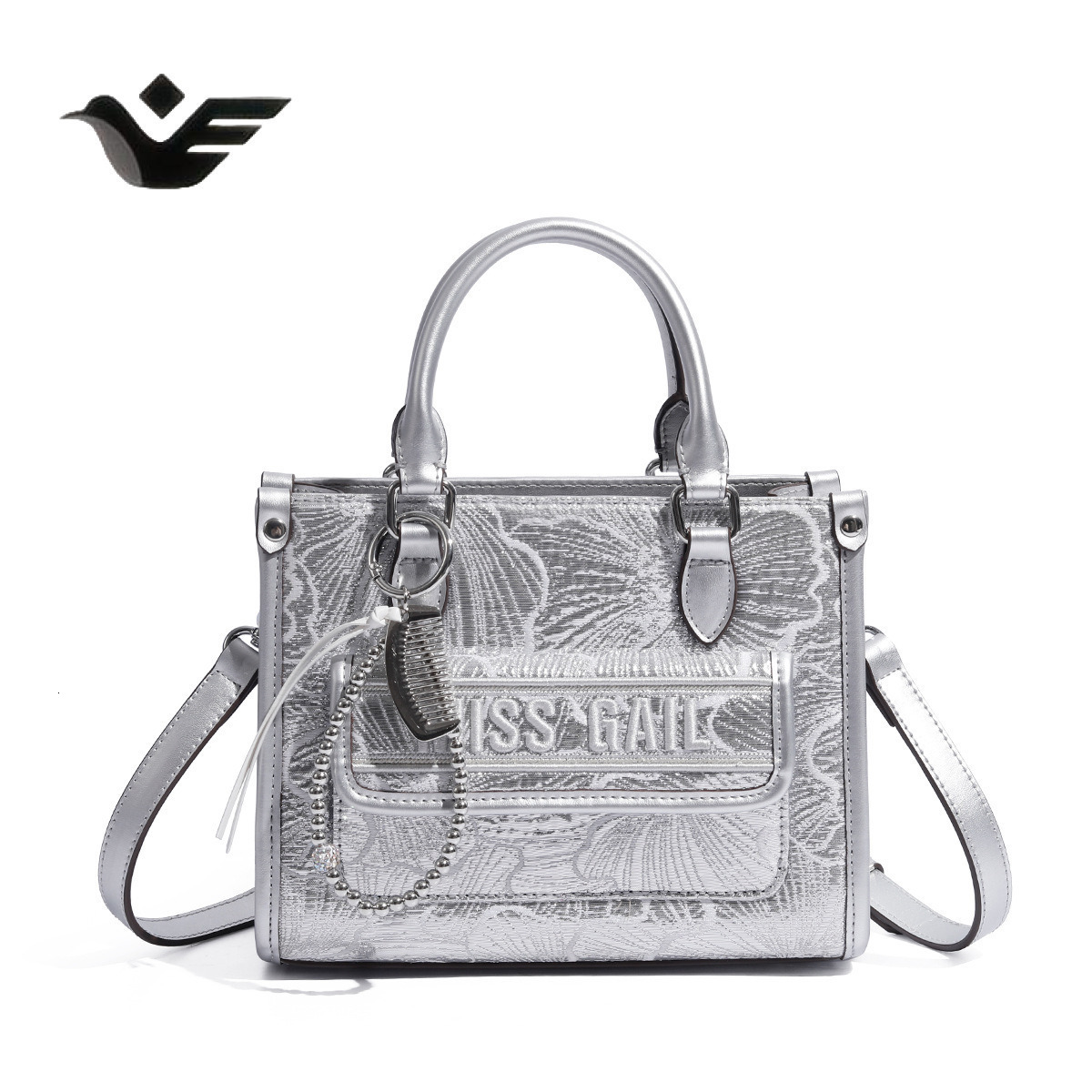 Feiyan Free Shipping New Designer Bag Luxury Shopping Bag Floral Trendy Tote Bag Large Capacity High-quality Texture Light Luxury Embroidery Versatile