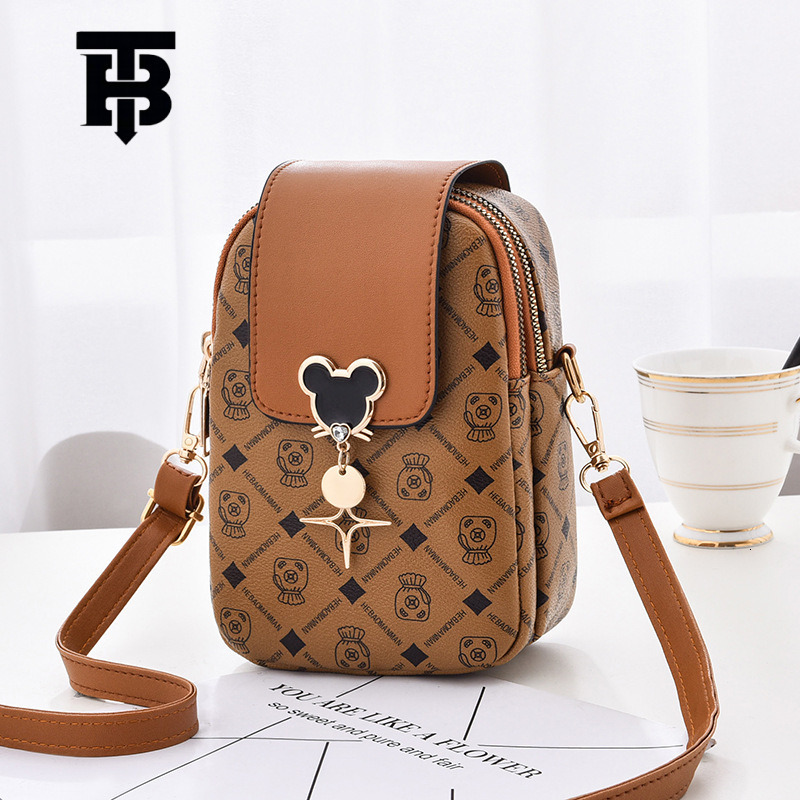 TB BHULAMTE High-end Bag for Women 2025 New Fashion Crossbody Bag Mini Phone Bag Soft Leather Multi-layer Designer s bag Single Shoulder Small Square 