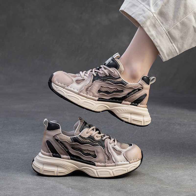 2025 Designer's New Casual Fashion Multi functional Sports Height Increasing Thick soled Dad Shoes