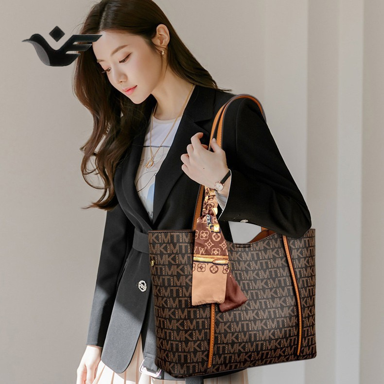 Feiyan Free Shipping New Designer Bag Luxury Shopping Bag Large Capacity Women's Tote Bag High-end Fashion Casual Commuter Shoulder Handbag Old F