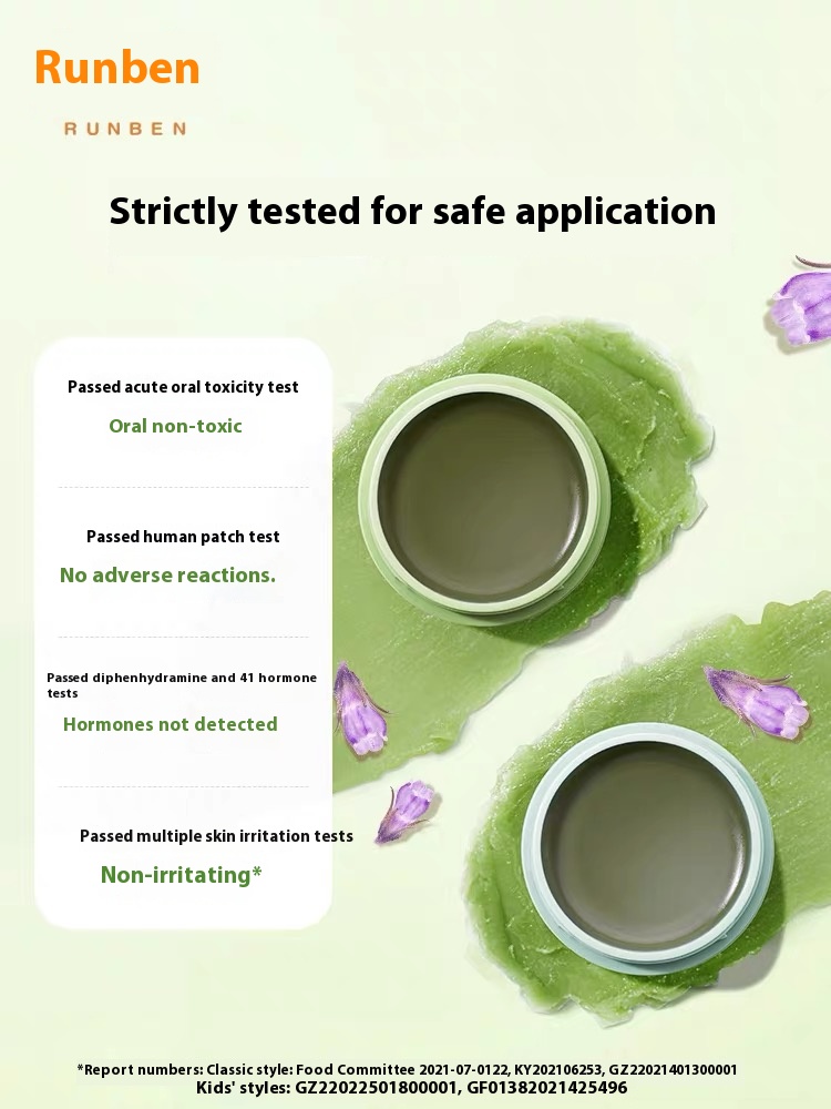 Customized Comfrey Ointment for Itching Relief Insect Bite Relief Cream for Children and Adults Cooling Balm Skin Cream