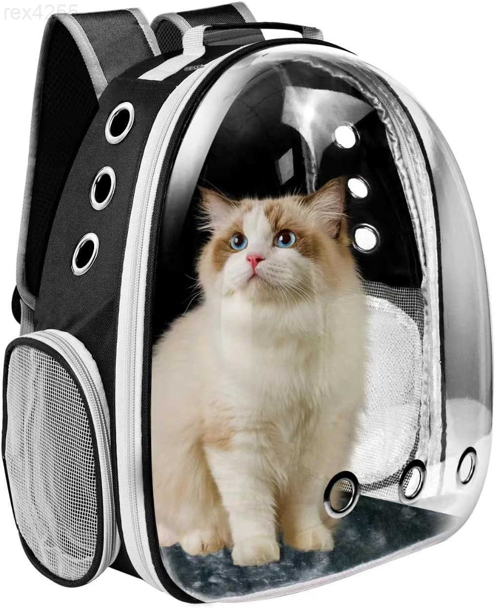 Cat Backpack Carrier Pet Cat Carrier with Ventilated Design for Carrying Puppy Cats Pet Carrier Backpack for TravelingHikingCampingOutdoors Airline Ap
