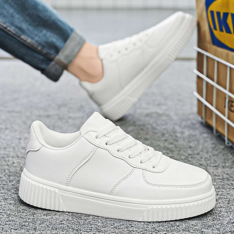 Large Size 46 47 48 49 50 Men's Casual Sneakers Couple Korean Style Trendy Unisex White Shoes