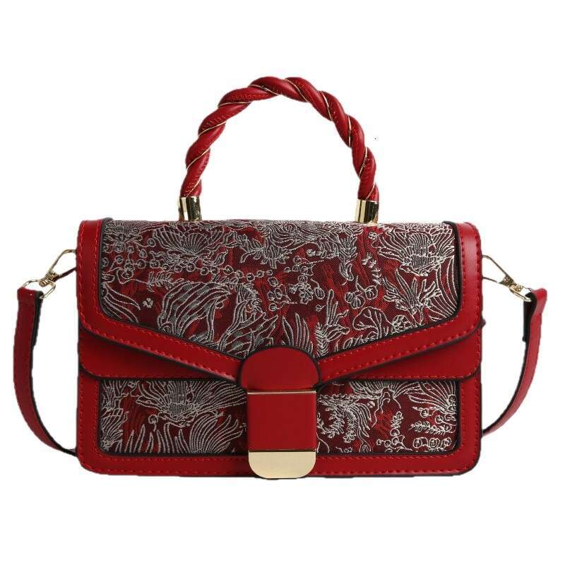 DHEssentials 2025 Butterfly Embroidery Flap Bag Minimalist Luxury Crossbody Purse