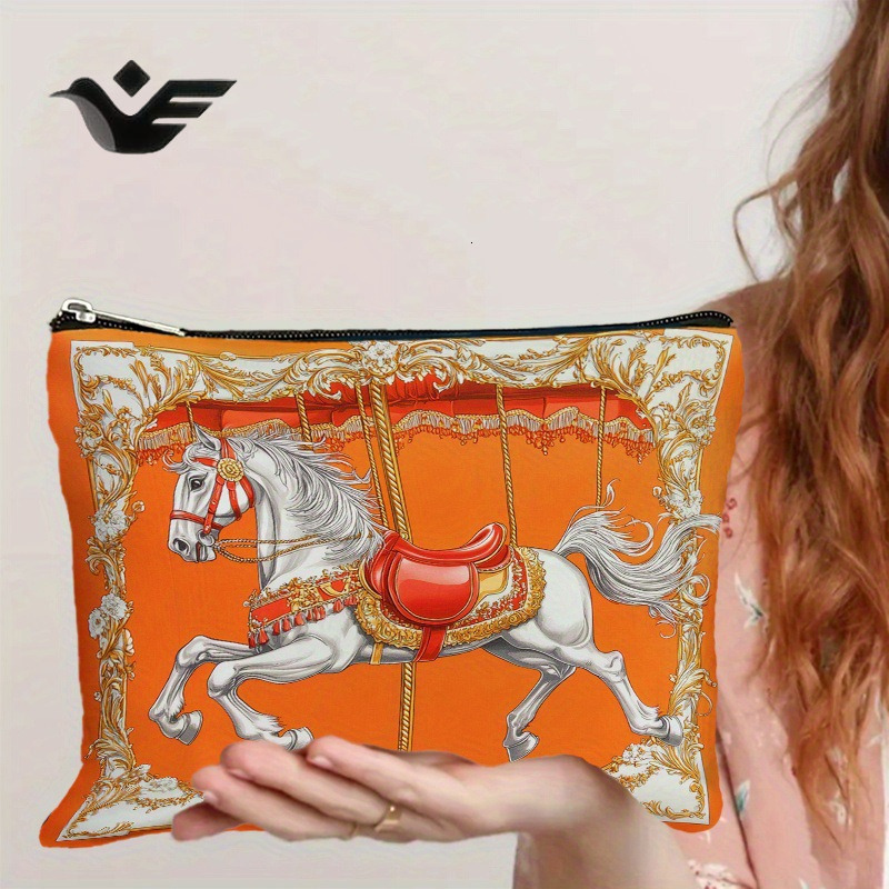 Feiyan Free Shipping New Designer Bag Luxury Shopping Bag Canvas Makeup Bag Large Capacity Fabric Coin Purse Travel Cosmetic Toiletry Storage Bag In S