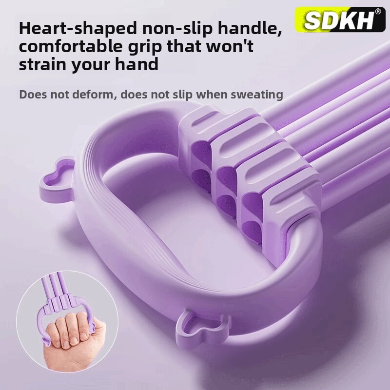 Adjustable Figure-8 Resistance Band Pull Rope Back Home Yoga Fiess Shoulder Neck Stretch Chest Expander Stretching Device