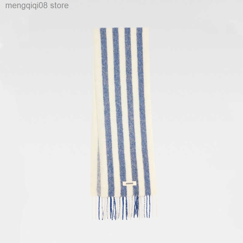 Wool Scarf 25 Autumn Winter New Striped Mohair Large Shawl Neck Warmer L250904 1X4QK