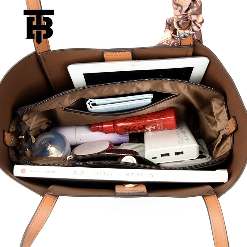 TB BHULAMTE Presbyopia Scarf Print Single Shoulder Designer S Bag Bag 2025 New Large Capacity Women's Tote Bag High-end Versatile Handbag