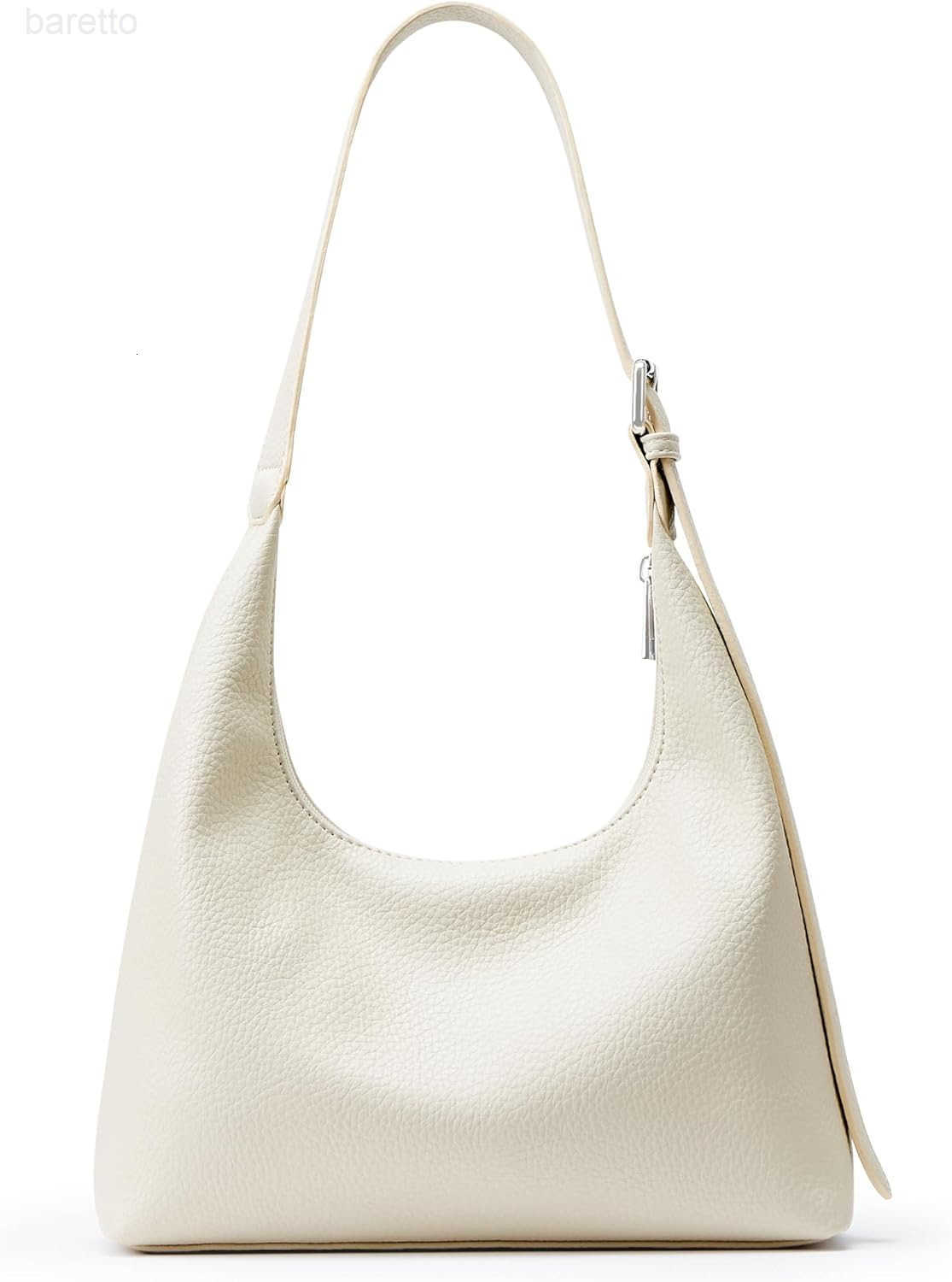 Crescent Tote Bag Women Underarm Handbag Vegan Leather Zipper Shoulder Purse Hobo for Evening Shopping Casual M250903