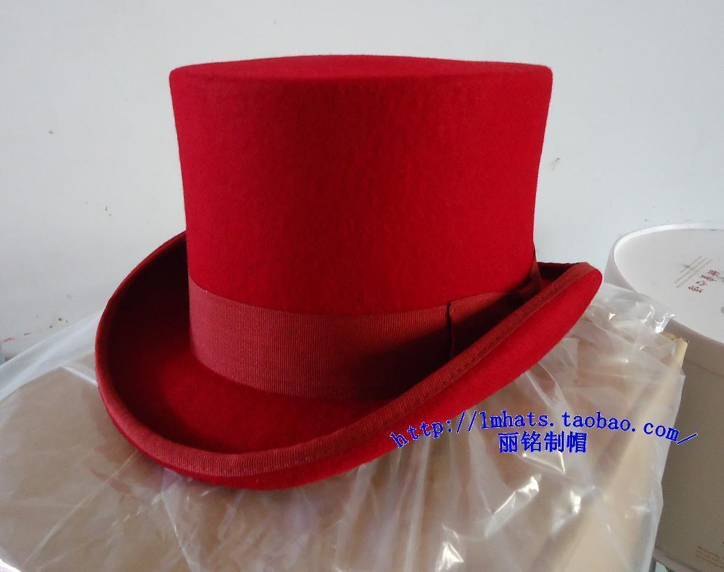 Wool magic hat president hat felt hat jazz hat equestrian hat gentlemans hat 240906