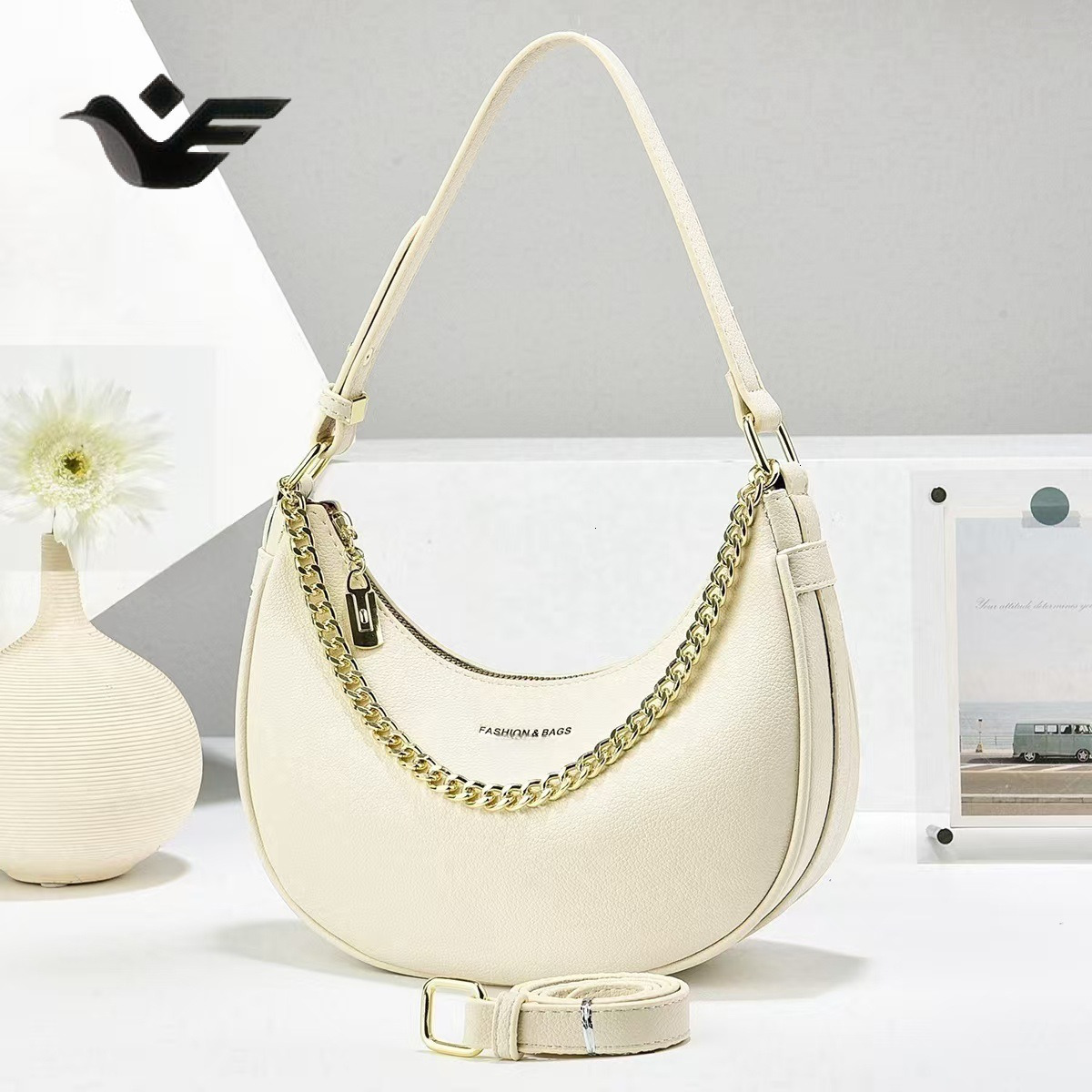 Feiyan Free Shipping New Designer Bag Luxury Shopping Bag Trade Manufacturer Elegant Simple Trendy Niche Dumpling Bag Large Capacity Trendy Personalit