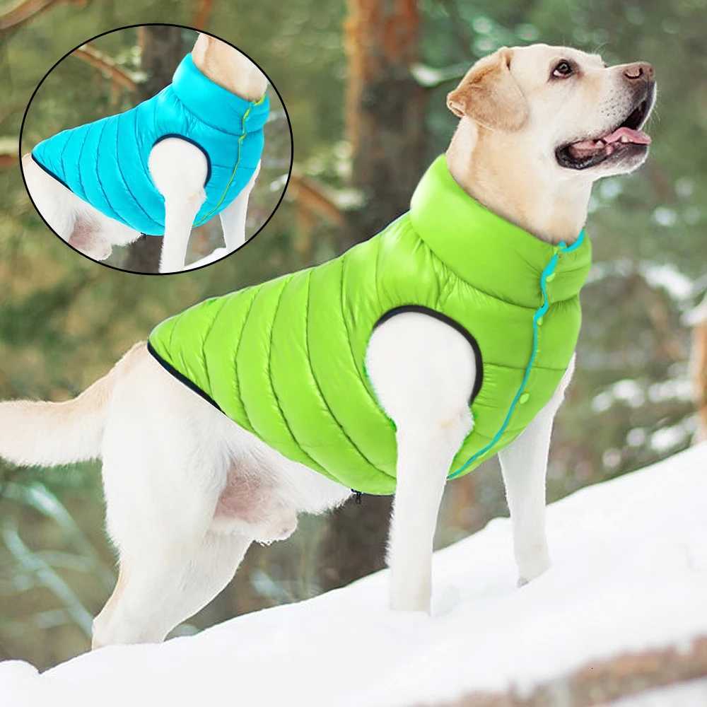 Warm Winter Dog Clothes Vest Reversible Dogs et Coat 3 Layer Thick Pet Clothing Waterproof Outfit for Small Large Dogs W250904