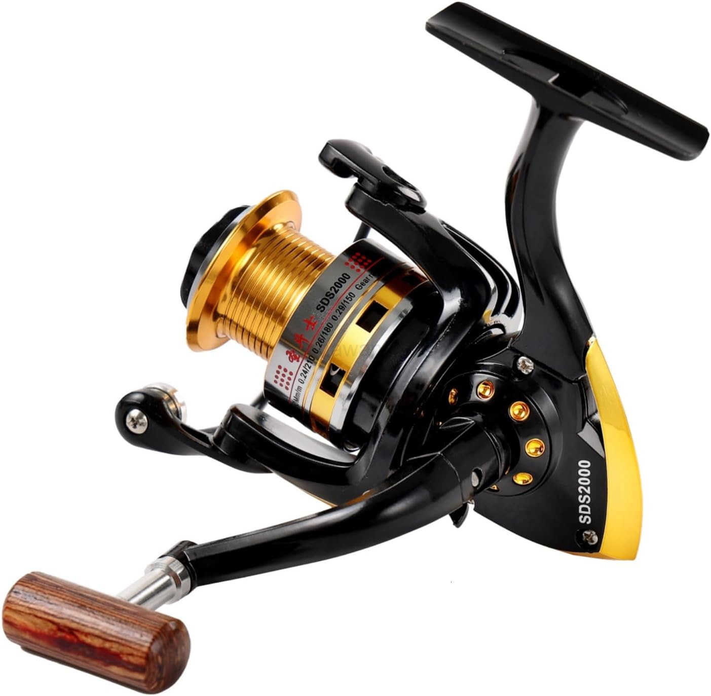 Spinning Fishing Reels for Saltwater Freshwater 1000 2000 3000 4000 5000 6000 Series Fishing Spool LeftRight Interchangeable Trout Carp Spinning Reel 