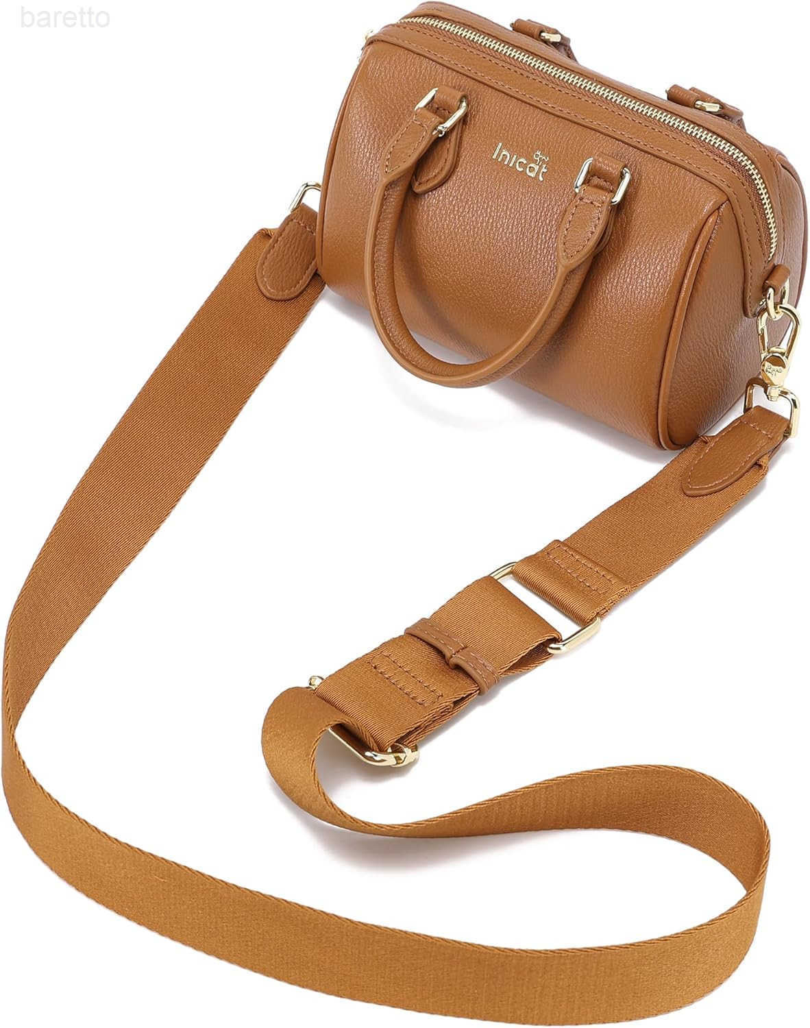 Barrel Bag for Women Top Handle Satchel Shoulder Boston Bags Crossbody Purse Handbag with Detachable Long Strap M250903