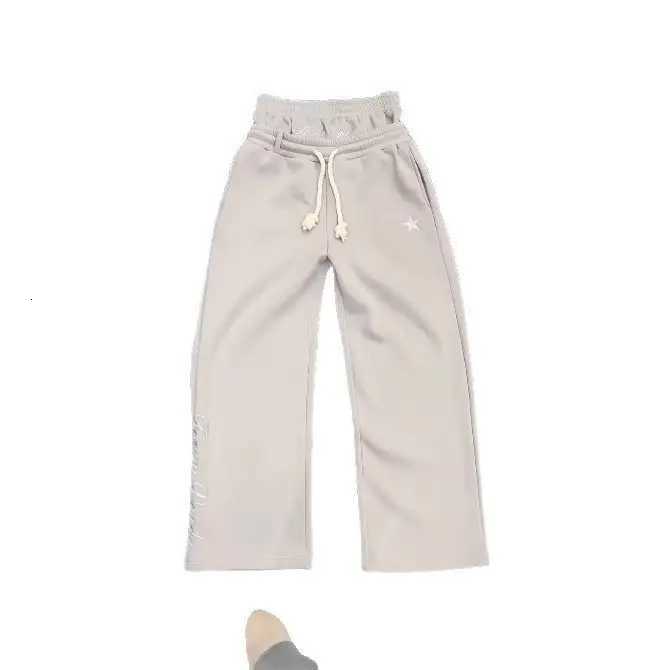 Double Waisted Sweatpants Men Y2k Baggy Sweatpants Drawstring Wide Leg Gym Workout Pants Loose Vintage Grunge PantsXJ250904