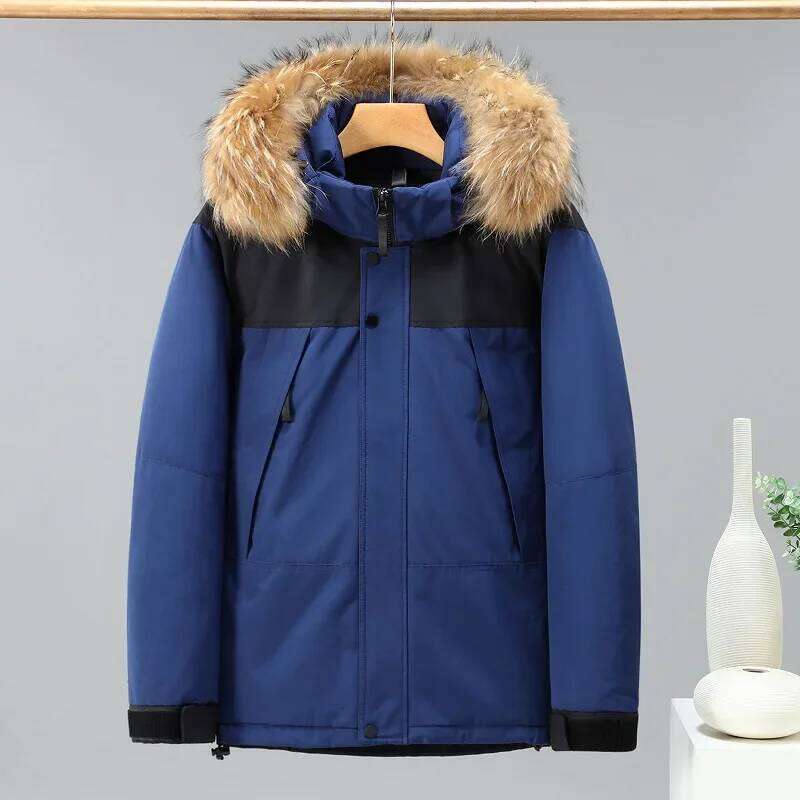 2024 Men Autumn Winter New Thick Warm Waterproof Parkas Men's Casual Cotton Padded Jackets Male Hooded Clothes Outerwear