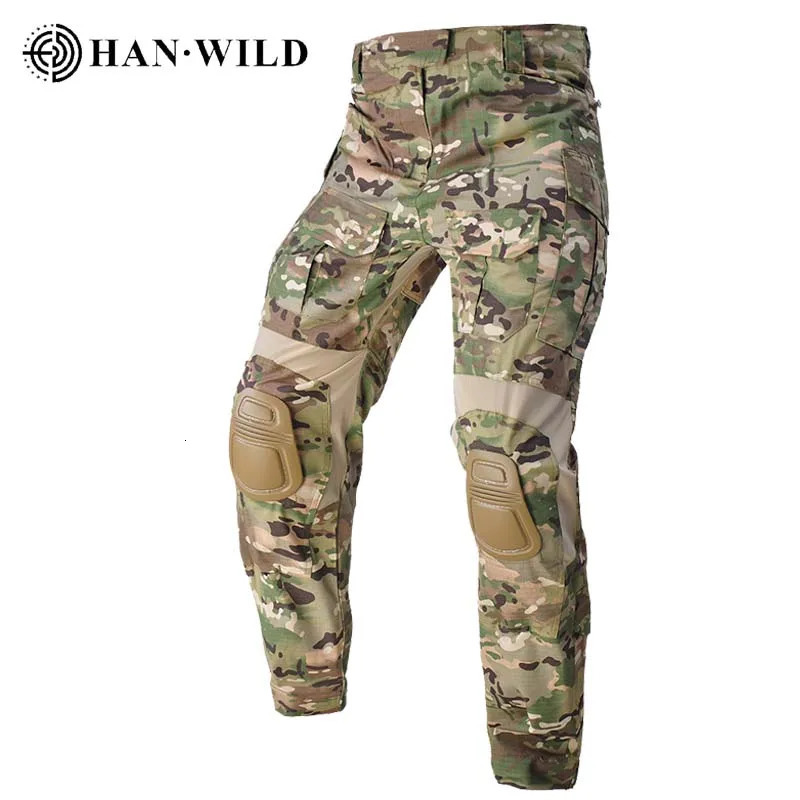 G3 Combat Pants Pads Elastic Sport Pant Tactical Gear US CP Climb Camo Outdoor Tactic Pants Airsoft Cargo Casual Work Trouser 250904