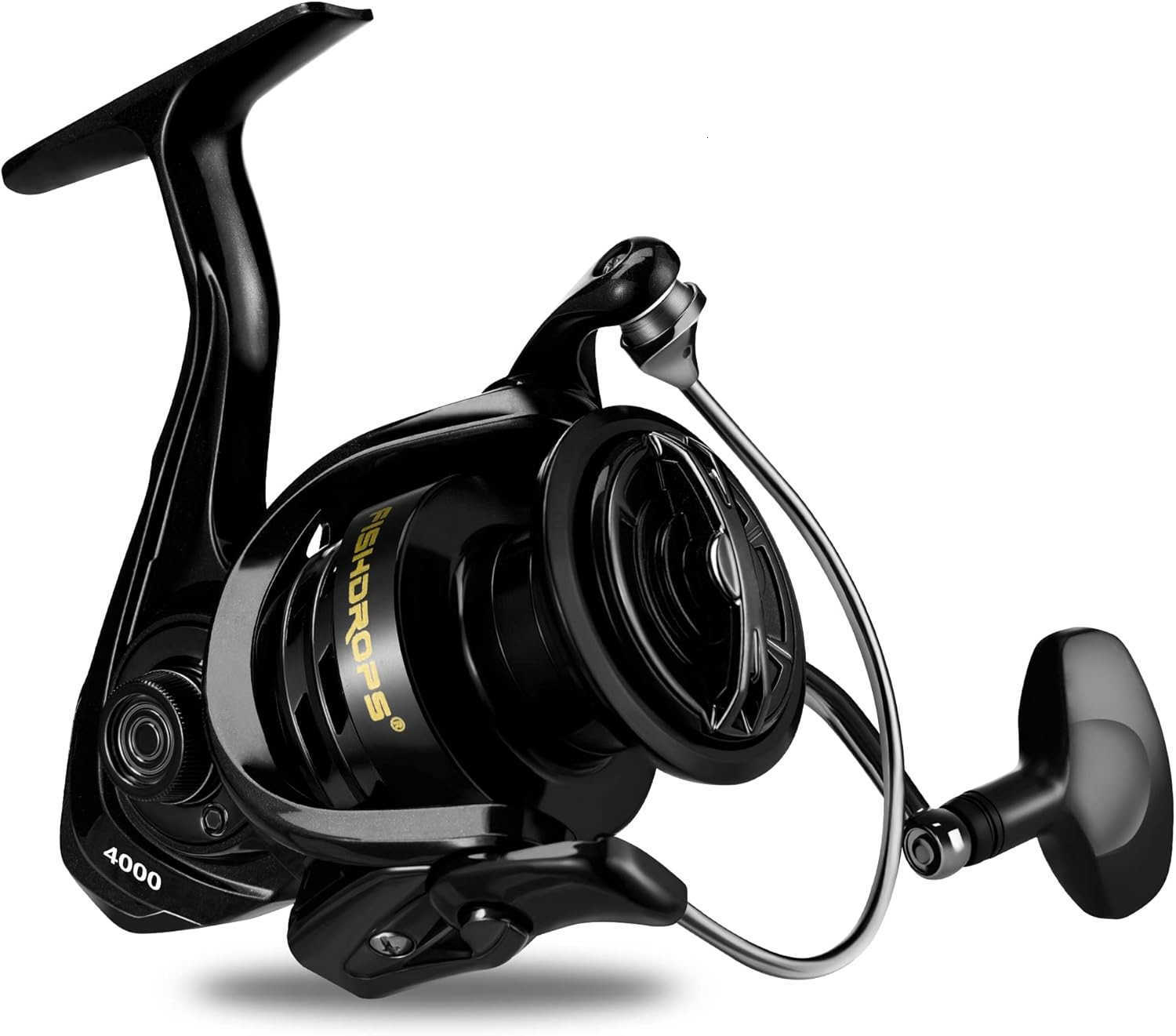 Fishing Reels Spinning Reel LeftRight Interchangeable Aluminium Handle 75 oz Ultralight Spinning Reels 551 Gear Ratio DeepShallow Aluminum Spool for F