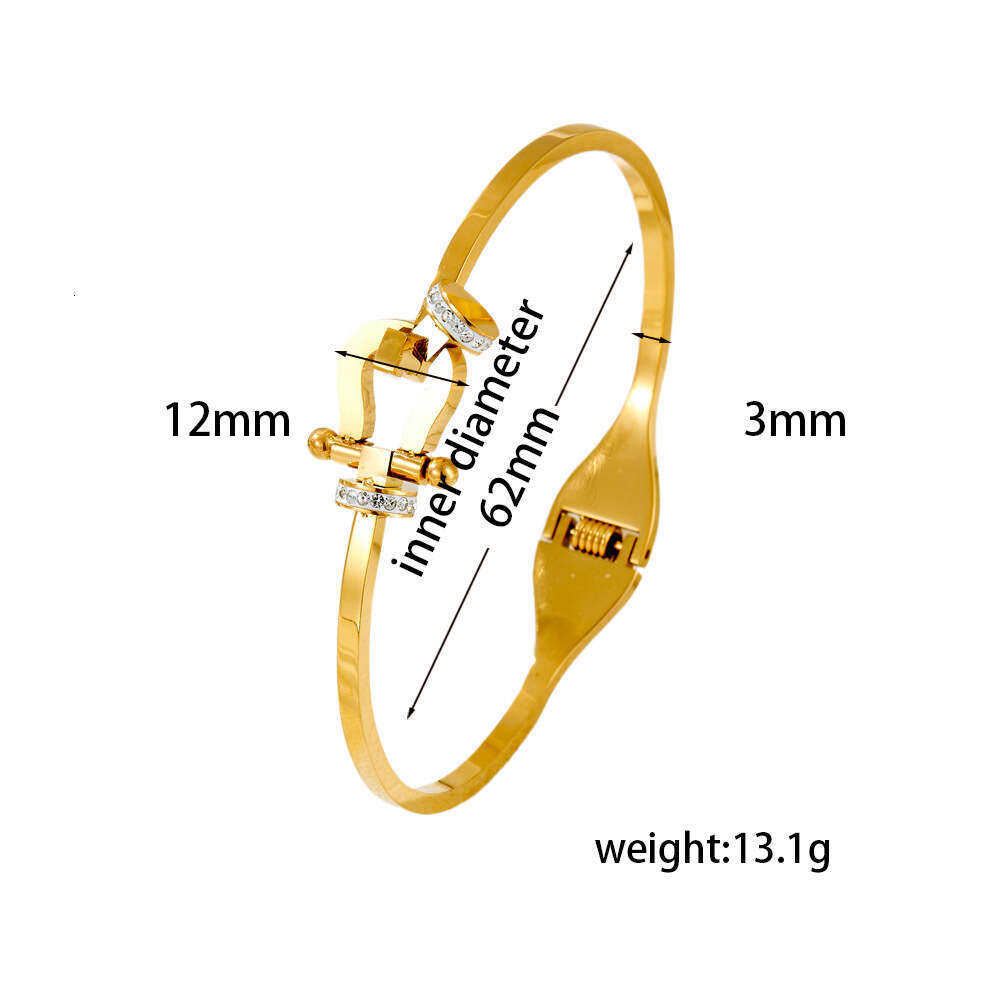 Trendy Elegant INS Style LOVE Single Row Dia Bracelet Couple Fashion