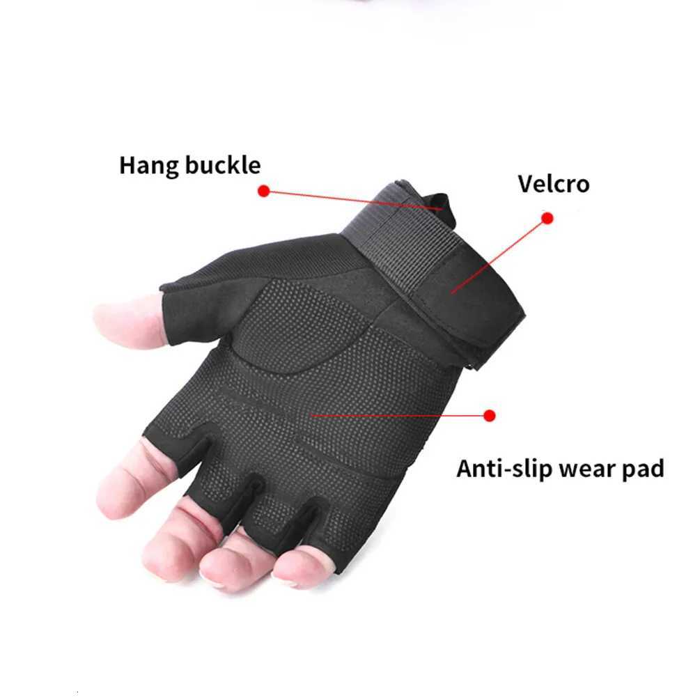 Tactical Military Half Finger Gloves Mens Motorcyc Hunting Shooting Fingerss Gloves Cycling Hiking Airsoft Paintball GlovesXJ250904