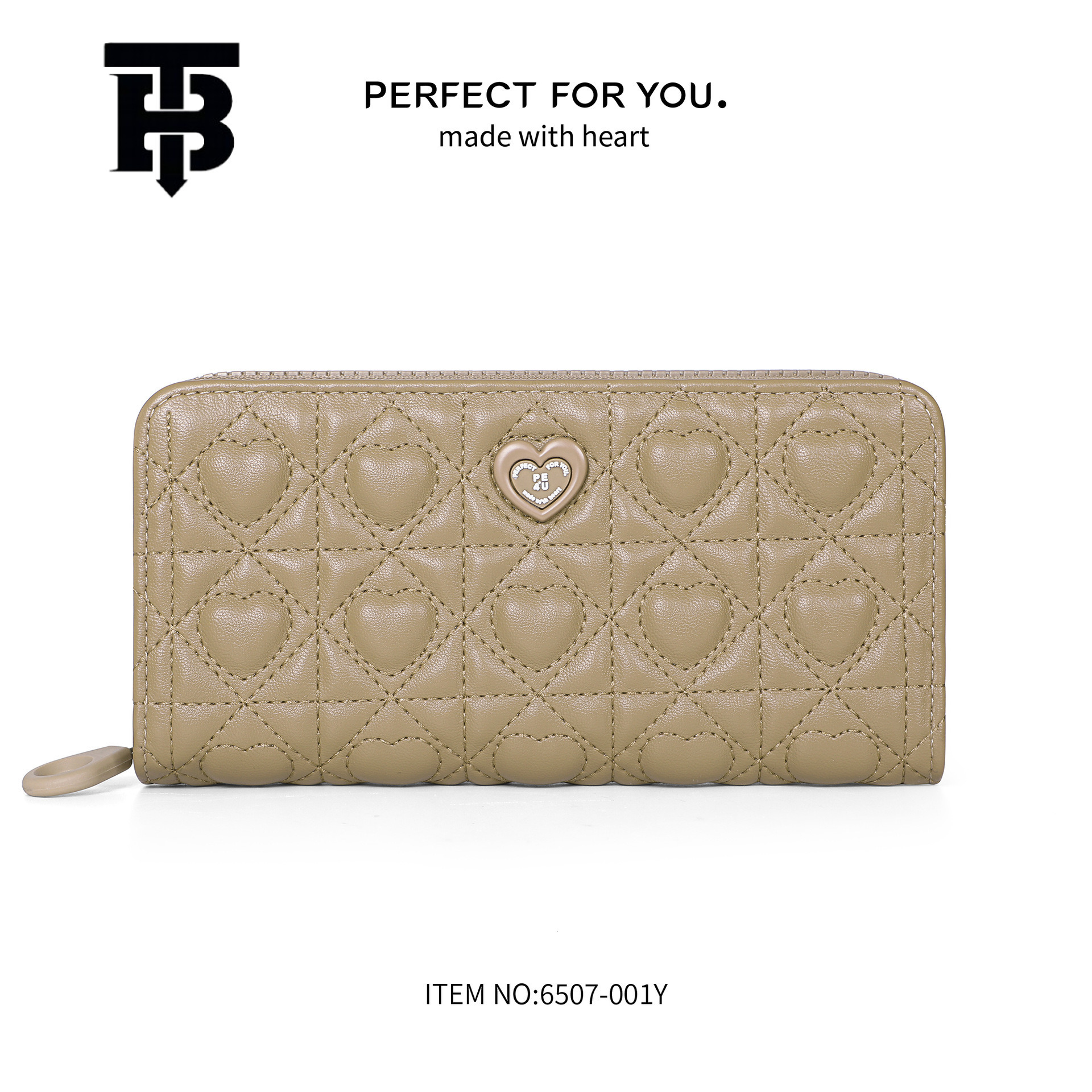 TB Designer s bag BHULAMTE Cross-Border Direct Supply Fashion New Wave Wallet Large Capacity Zipper Clutch PU Wallet Women's Long Wallet
