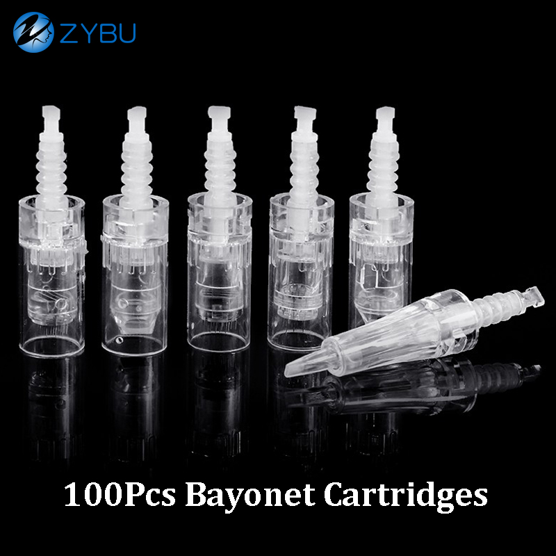 Dr Pen Nano Micro Needle Set with 100pcs of MTS Tips for Skin Treatments - Suitable for Ultima N2 M5 M7 E30 Dermapen Devices 9 12 24 36 42 Pins Replac