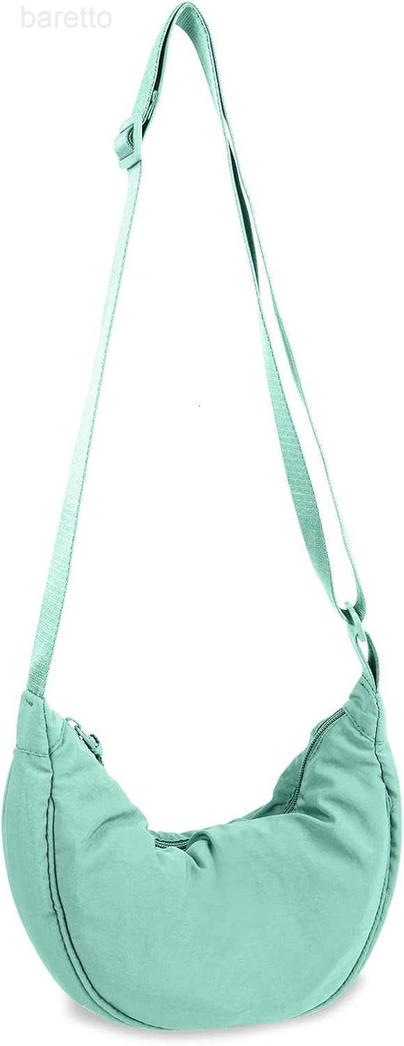 Crescent Crossbody Bag for Women Purses Trendy MenSmall Travel Sling Bag Hobo Z250910